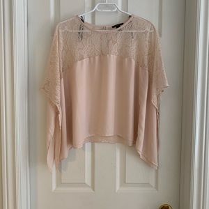 Nude lace top